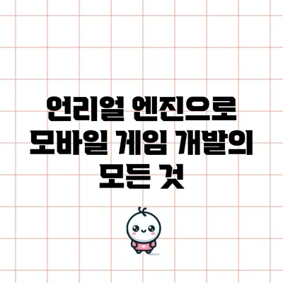 언리얼 엔진으로 모바일 게임 개발의 모든 것