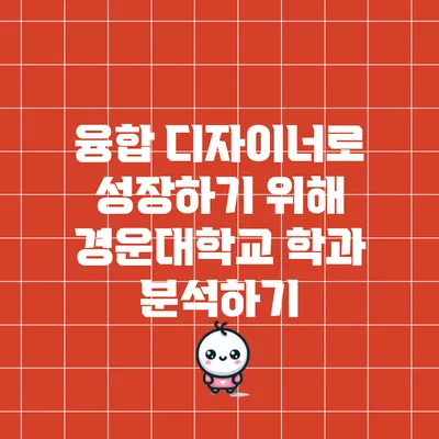 융합 디자이너로 성장하기 위해 경운대학교 학과 분석하기