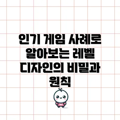 인기 게임 사례로 알아보는 레벨 디자인의 비밀과 원칙