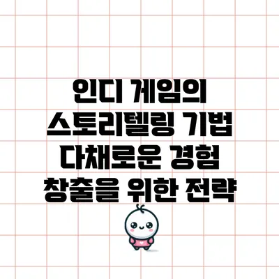 인디 게임의 스토리텔링 기법: 다채로운 경험 창출을 위한 전략