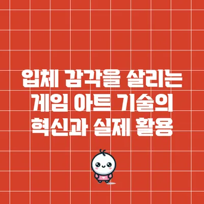 입체 감각을 살리는 게임 아트 기술의 혁신과 실제 활용
