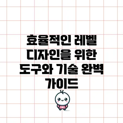 효율적인 레벨 디자인을 위한 도구와 기술 완벽 가이드