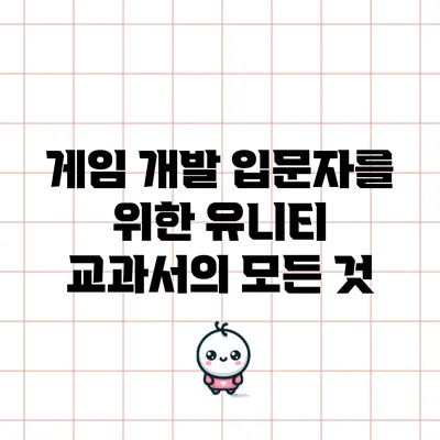 게임 개발 입문자를 위한 유니티 교과서의 모든 것