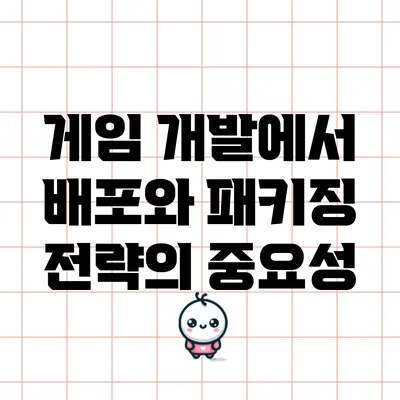 게임 개발에서 배포와 패키징 전략의 중요성