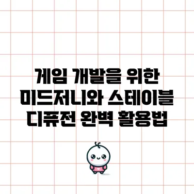 게임 개발을 위한 미드저니와 스테이블 디퓨전 완벽 활용법