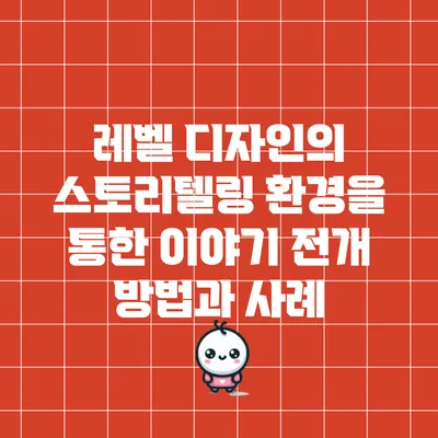 레벨 디자인의 스토리텔링: 환경을 통한 이야기 전개 방법과 사례