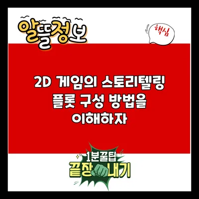 2D 게임의 스토리텔링: 플롯 구성 방법을 이해하자