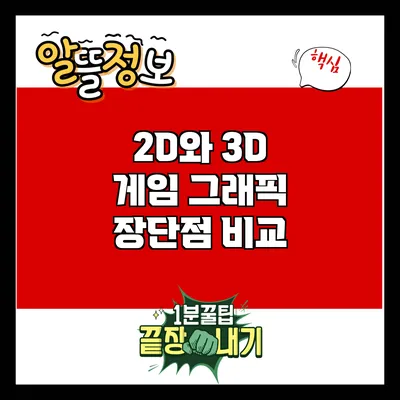 2D와 3D 게임 그래픽: 장단점 비교