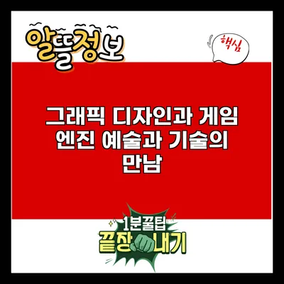 그래픽 디자인과 게임 엔진: 예술과 기술의 만남